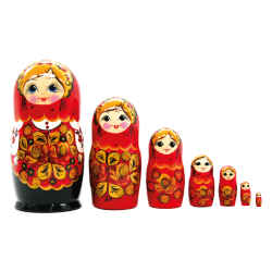 Матрёшка "Златолистник", 18см